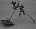 M2 Mortar Modèle 3d