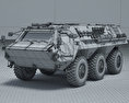 TPz 1 Fuchs 3D-Modell wire render