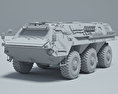 TPz 1 Fuchs 3d model clay render