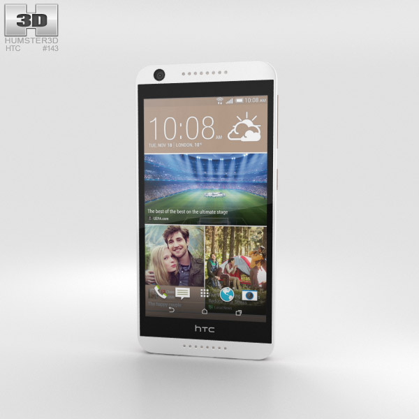 HTC Desire 626 白色的 Birch 3D模型