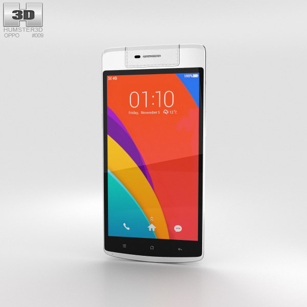 Oppo N3 Blanc Modèle 3D