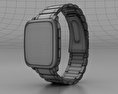 Pebble Time Steel Silver Metal Band 3d model