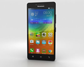 Lenovo A6000 Noir Modèle 3D