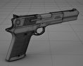 自動馬格南V型半自動手槍 3D模型
