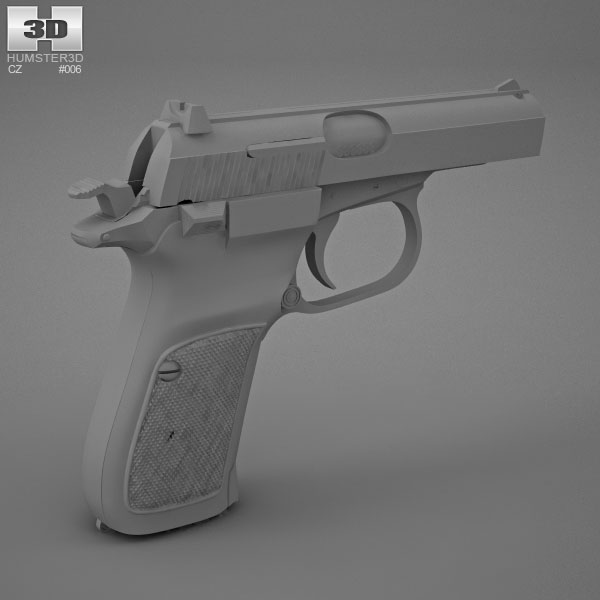 CZ 82 3D model - Weapon on Hum3D