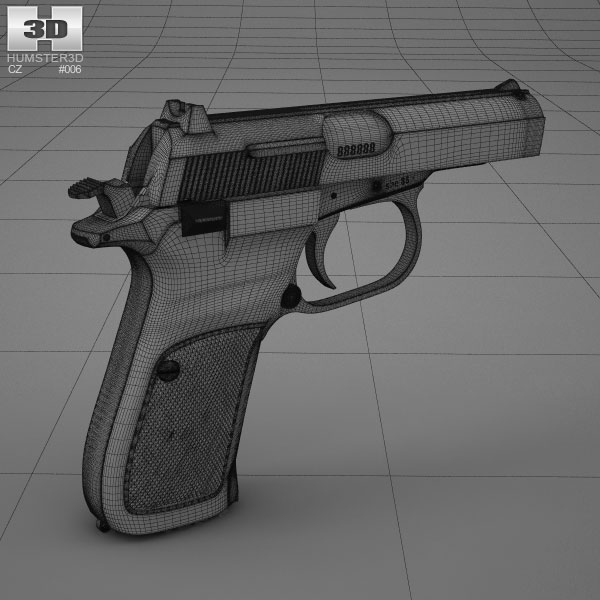 CZ 82 3D model - Weapon on Hum3D