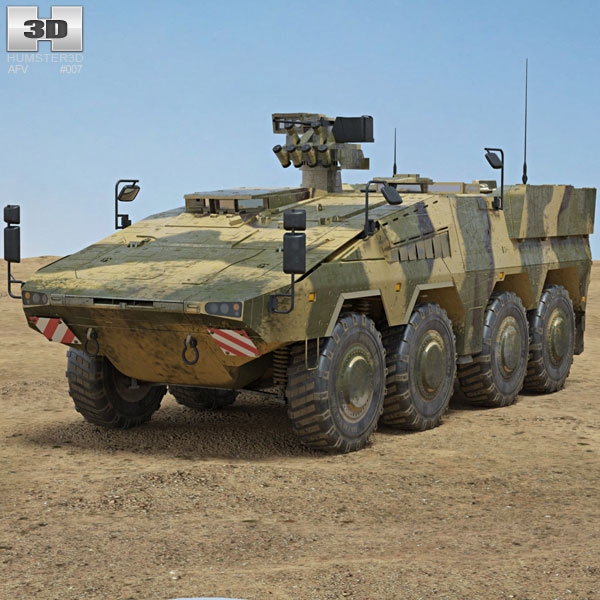 Boxer veicolo corazzato Modello 3D