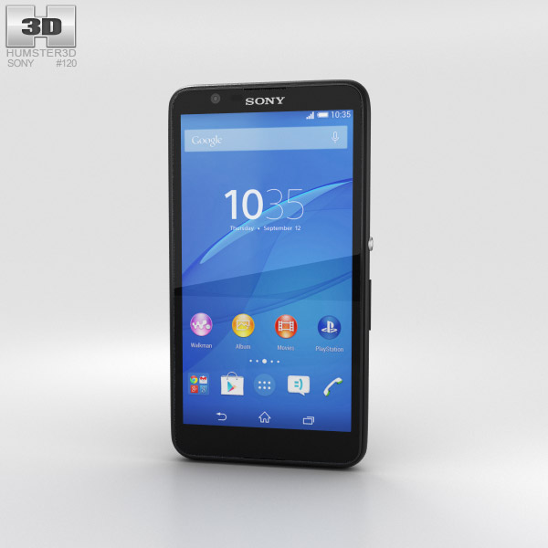 Sony Xperia E4g Black 3D model