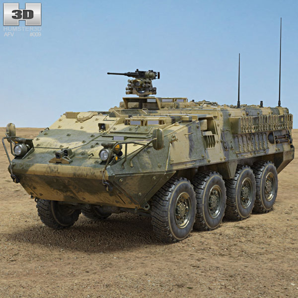 M1126 Stryker ICV 3D-Modell