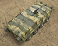 M1126 Stryker ICV 3Dモデル top view