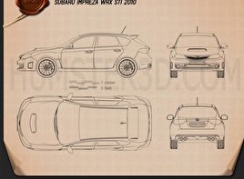 Subaru Blueprint Download Hum3d