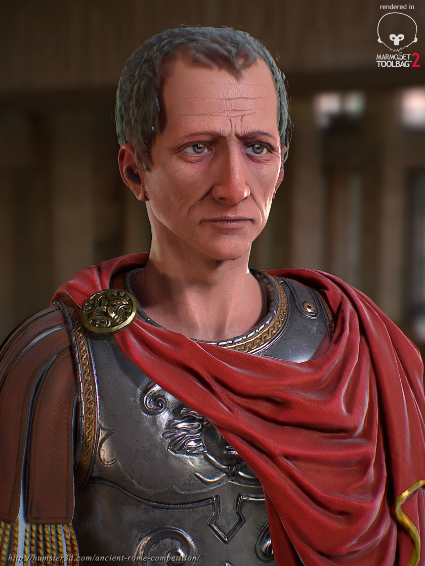 Caius Iulius Caesar 3d art