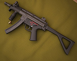 Heckler & Koch MP5K-PDW Modelo 3d
