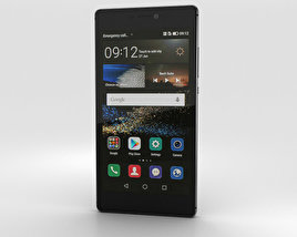 Huawei P8 Carbon Schwarz 3D-Modell