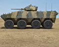 VBCI Infantry Kampffahrzeug 3D-Modell Seitenansicht