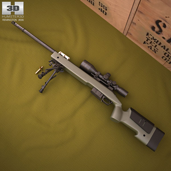 Remington M40A5 3D模型