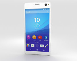 Sony Xperia C4 白い 3Dモデル