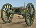 Model 1857 12-Pounder Napoleon Cannon Modelo 3d