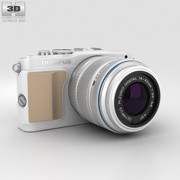 Olympus PEN E-PL5 White 3D model