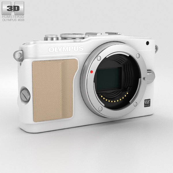 Olympus PEN E-PL5 White 3D model