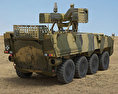 Pandur II 8X8 Armoured Personnel Carrier 3Dモデル 後ろ姿