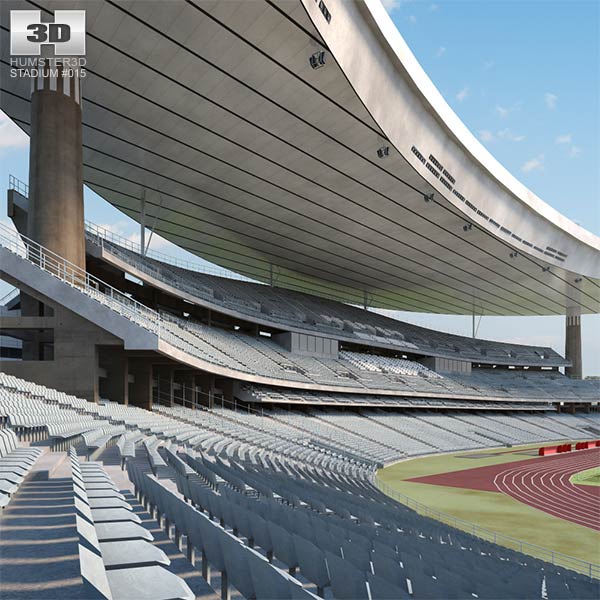Atatürk-Olympiastadion 3D-Modell
