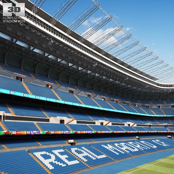 Santiago Bernabeu Stadium 3D модель