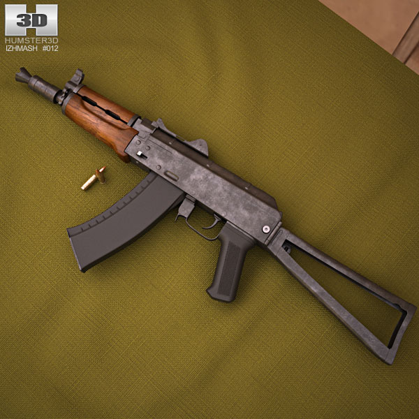 AKS-74U 3D 모델 