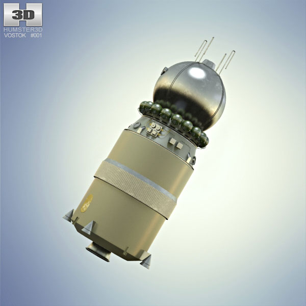 Vostok 1 3D model - Spacecraft on Hum3D