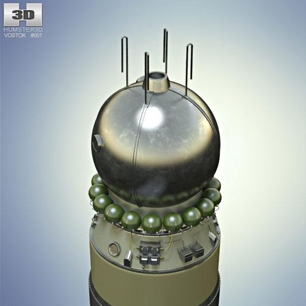 Vostok 1 3D model - Spacecraft on Hum3D