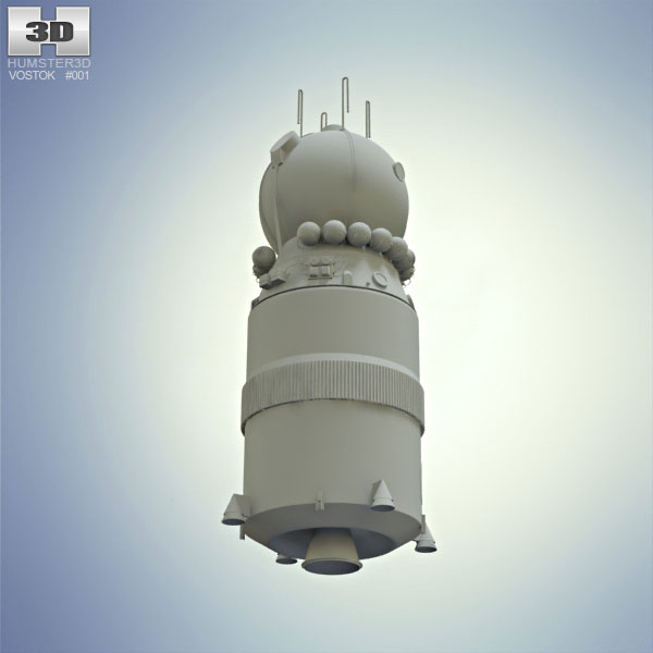 Vostok 1 3D model - Spacecraft on Hum3D