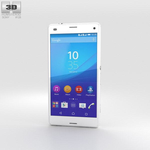 Sony Xperia A4 SO-04G White 3D model