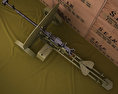 Крупнокаліберний кулемет ДШК 3D модель