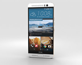 HTC One M9+ Silver Gold 3D 모델 
