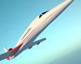 Aerion AS2 Supersonic Business Jet 3d model