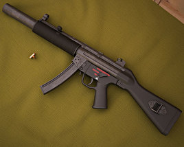 Heckler & Koch MP5SD 3D model