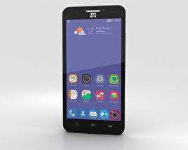 ZTE Grand S3 Silver Modelo 3d