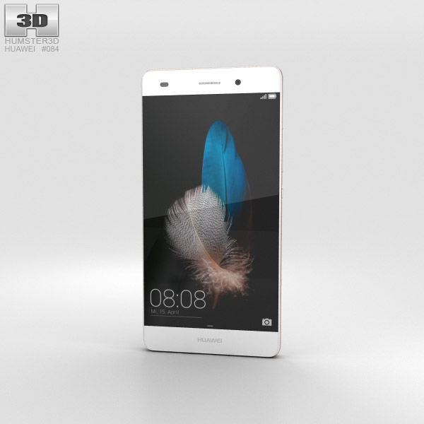 Huawei P8 Lite White 3D 모델 
