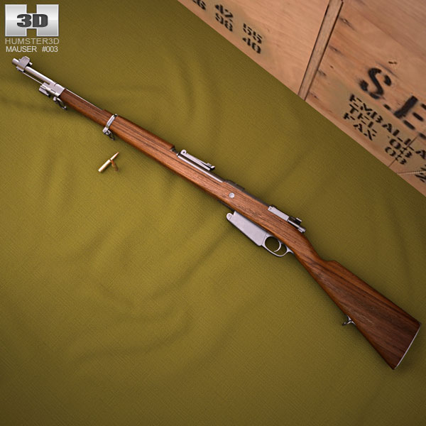 Mauser Model 1889 3D model