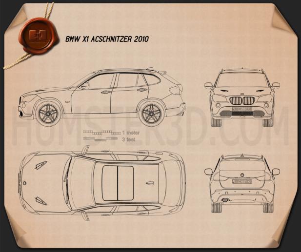 BMW X1 2010 AC Schnitzer 設計図