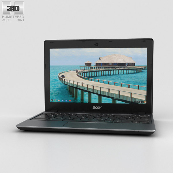 Acer C720 Chromebook 3D-Modell