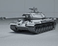 IS-4 3Dモデル wire render