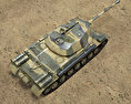 IS-4 3Dモデル top view