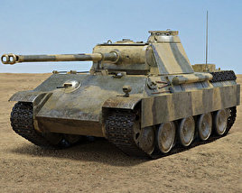 Panzerkampfwagen V Panther Modèle 3D