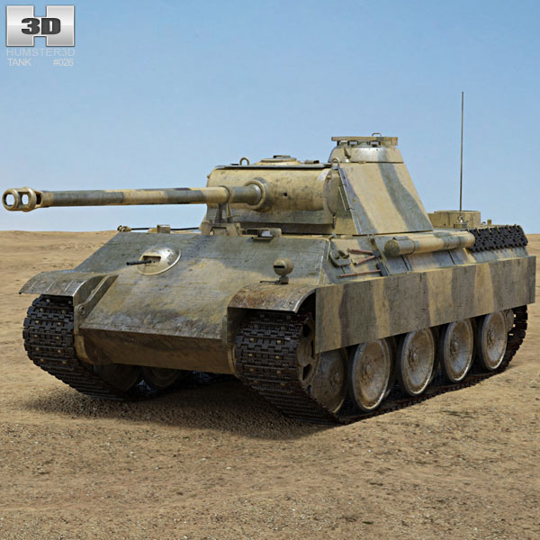Panther Tank 3D model