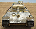 Panzerkampfwagen V Panther Modelo 3d vista de frente