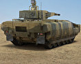 Puma (IFV) Infantry 전투 차량 3D 모델  back view