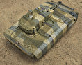 Puma (IFV) Infantry 전투 차량 3D 모델  top view