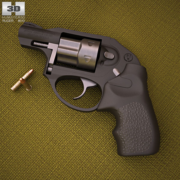 Ruger LCR Modello 3D