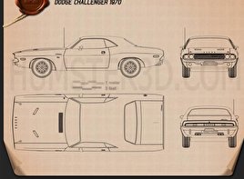 Dodge blueprint Download - Hum3D